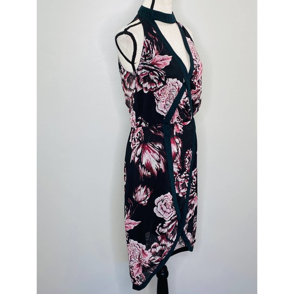 Keepsake The Label Floral Dress Open Back High Low Women Small Femme Luxe - Picture 3 of 12